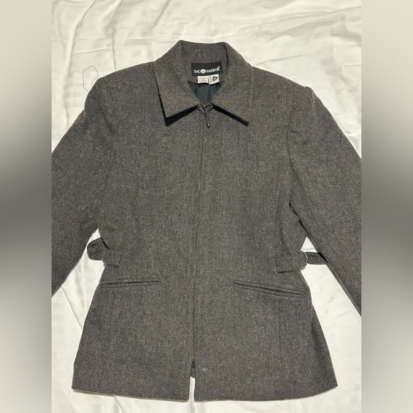 Vintage Sag Harbor Women’s Wool Blend Jacket - Size 8 - Picture 5 of 10